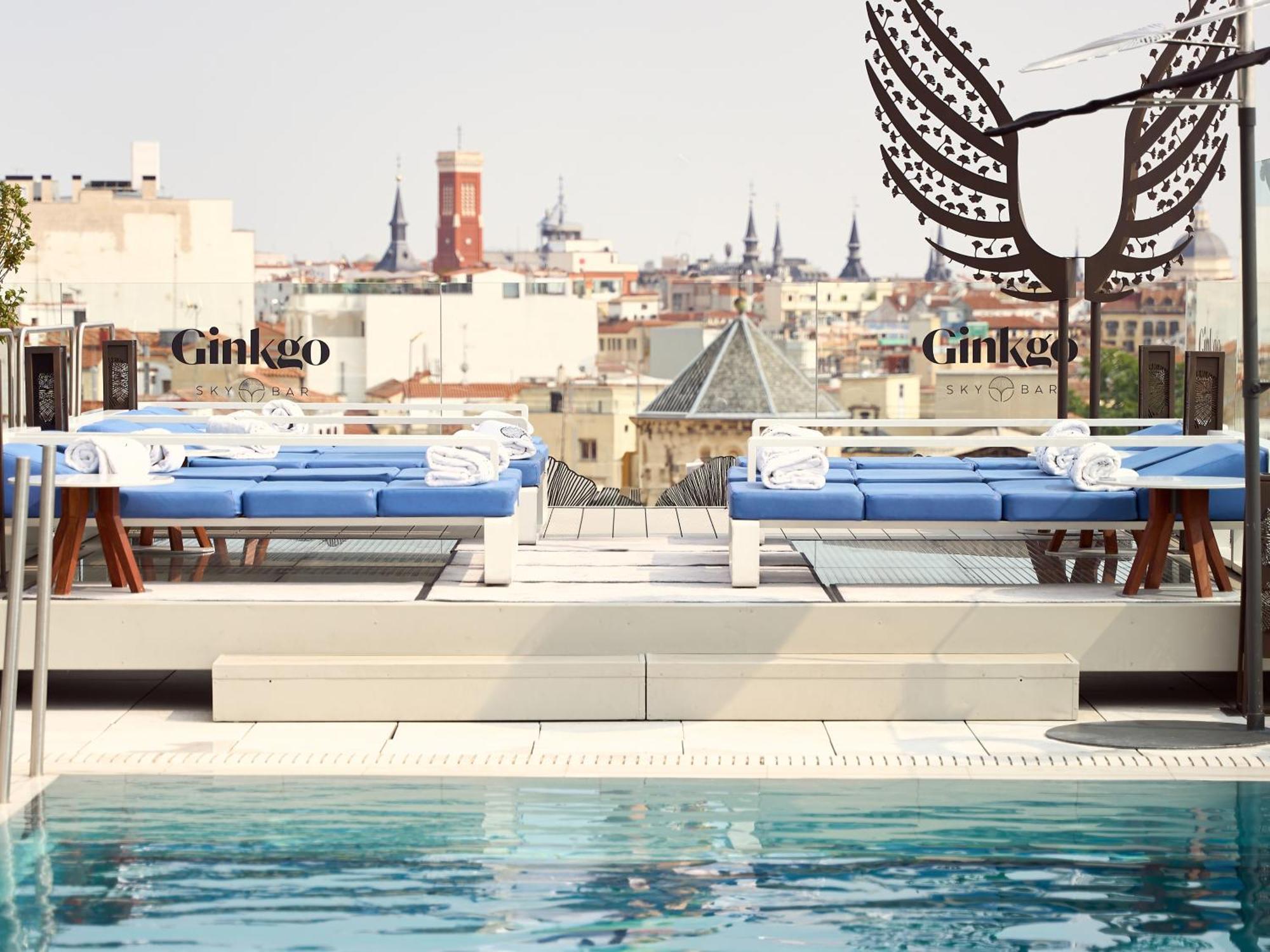 Vp Plaza Espana Design Madrid Eksteriør bilde The pool at the hotel